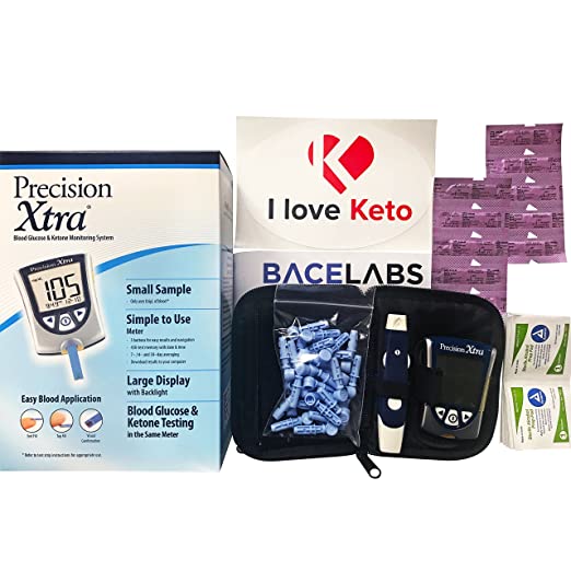 bacelabs precision xtra blood glucose and ketoen monitoring meter